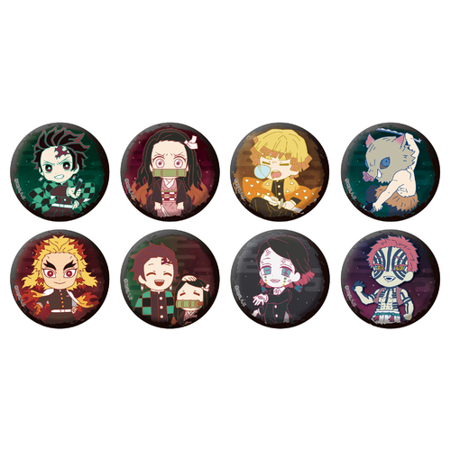 Demon Slayer Cloth Can Badge Collection Vol. 4 [BLIND BOX]