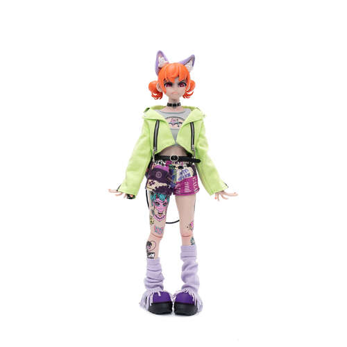 -PRE ORDER- Good Morning Friend Series Meow Tatoo 1/6 Scale Action Figure (Orange)