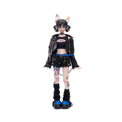 -PRE ORDER- Good Morning Friend Series Meow Tatoo 1/6 Scale Action Figure (Black)