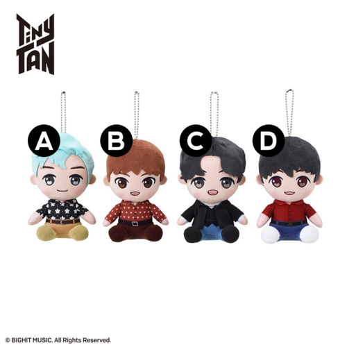 TinyTAN Dynamite Sitting Plush "RM＆Jin＆SUGA＆j-hope”