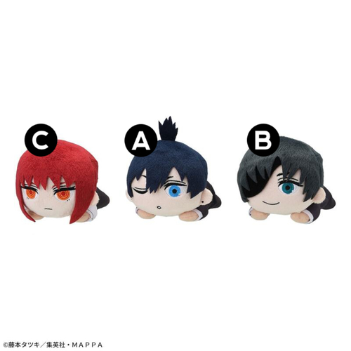 Chainsaw Man NESOBERI Plush Aki Hayakawa & Himeno & Makima