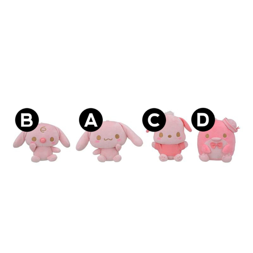Yurukawa Sanrio Characters Happiness Pink Plush