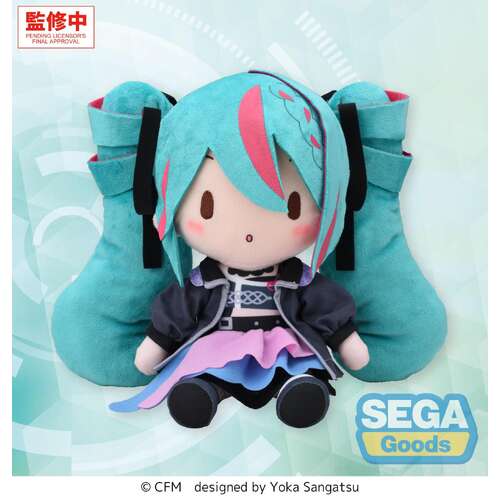 -PRE ORDER- Fuwa Petit Hatsune Miku Series M Plush Hatsune Miku Punk!