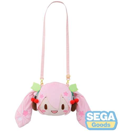 -PRE ORDER- Fuwa Petit Sakura Miku Face Shoulder Bag (M)
