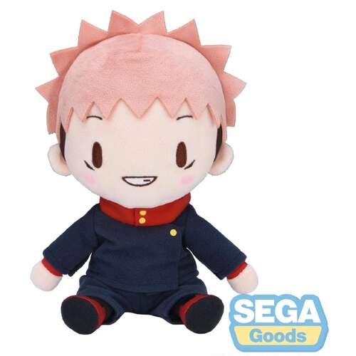-PRE ORDER- Jujutsu Kaisen Fuwa Petit Anime 5th Anniversary Yuji Itadori Plush (M)