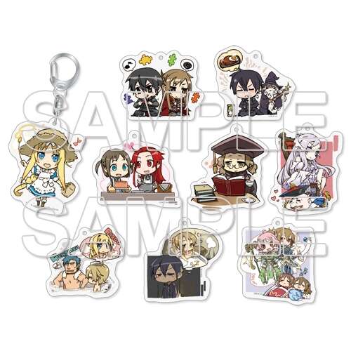 Sword Art Online Mini Character Trading Acrylic Key Chain [BLIND BOX]