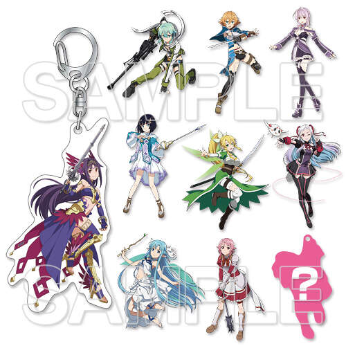 Sword Art Online Trading Acrylic Key Chain (Heroine 2) [BLIND BOX]