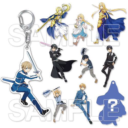 Sword Art Online Trading Alicization Acrylic Key Chain [BLIND BOX]