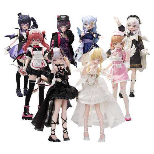 -PRE ORDER- Angel & Demon Light Demon Twins MJD Blind Doll [BOX SET]