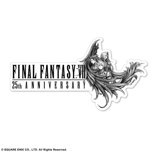 Final Fantasy VII 25th Anniversary Sticker A
