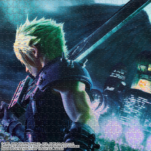 Final Fantasy VII Remake 1000 Pieces Premium Jigsaw Puzzle Key Art Cloud & Sephiroth