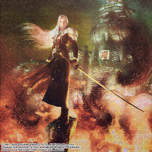 Final Fantasy VII Remake 1000 Pieces Premium Jigsaw Puzzle Key Art Sephiroth