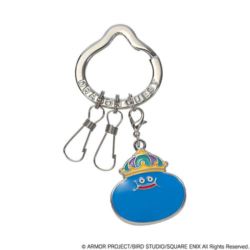 -PRE ORDER- Dragon Quest Smile Slime Metal Key Ring King Slime [Re-release]