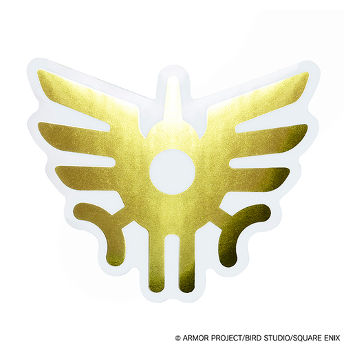 -PRE ORDER- Dragon Quest Metallic Die-cut Sticker Emblem of Roto [Re-release]
