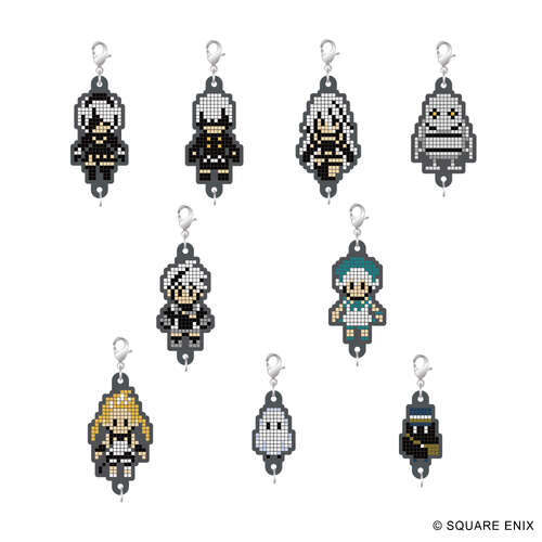 -PRE ORDER- NieR Series Rubber Strap Collection Pixel Art Ver. Vol. 2 [BLIND BOX]