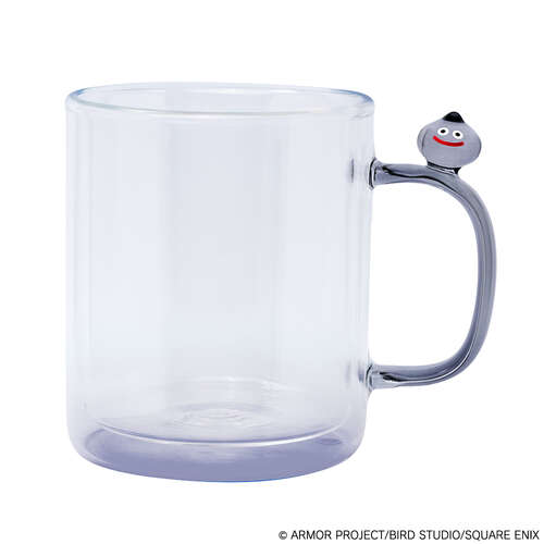 -PRE ORDER- Dragon Quest Smile Slime Glass Mug Metal Slime
