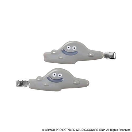 -PRE ORDER- Dragon Quest Smile Slime Cosmetics & Beauty Liquid Metal Slime Hair Clip 2P [Re-release]
