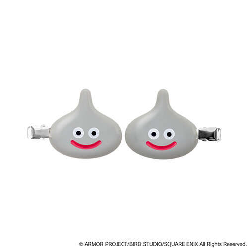 -PRE ORDER- Dragon Quest Smile Slime Cosmetics & Beauty Metal Slime Hair Clip 2P [Re-release]