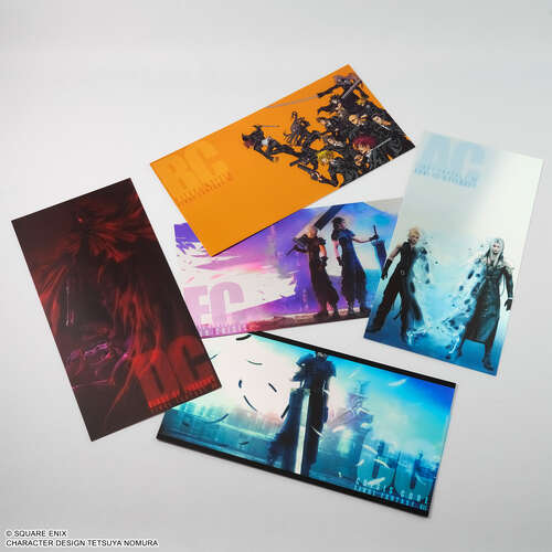 -PRE ORDER- Final Fantasy VII Series Metallic Large Postcard Set