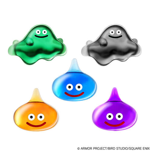 -PRE ORDER- Dragon Quest Smile Slime Acrylic Clear Magnet Liquid Metal Slime ga Arawareta!