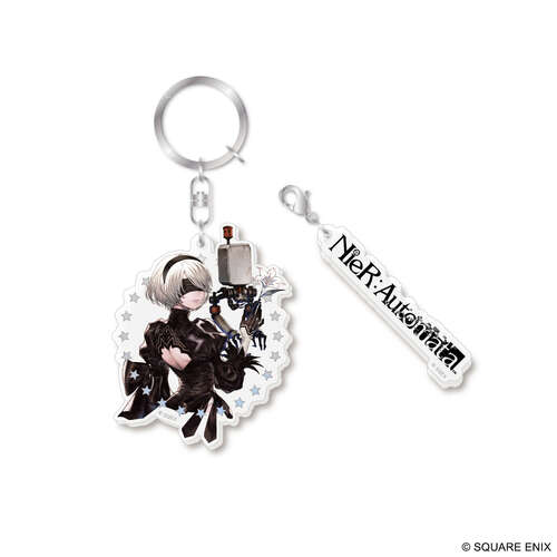 -PRE ORDER- NieR Series 15th Anniversary Acrylic Key Chain 2B & Pod 042