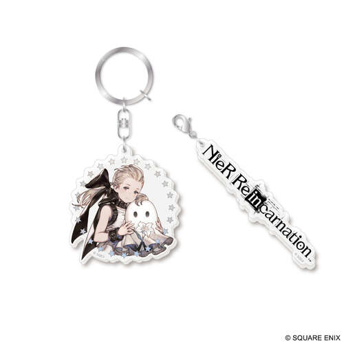 -PRE ORDER- NieR Series 15th Anniversary Acrylic Key Chain Fio & Mama