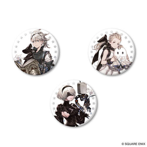 -PRE ORDER- NieR Series 15th Anniversary Can Badge Set