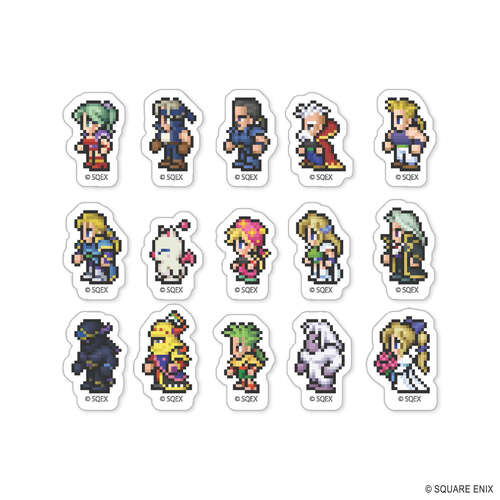 -PRE ORDER- Final Fantasy VI Flake Sticker [BLIND BOX]