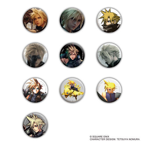 -PRE ORDER- Final Fantasy VII Can Badge Collection Cloud Strife Vol. 1 [BLIND BOX]
