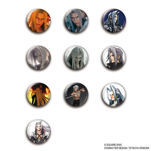 -PRE ORDER- Final Fantasy VII Can Badge Collection Sephiroth Vol. 1 [BLIND BOX]