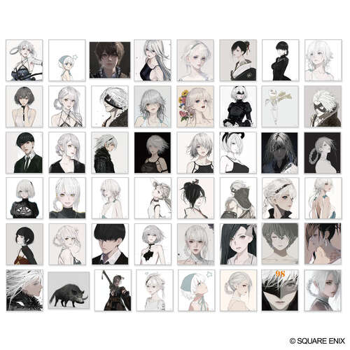 -PRE ORDER- NieR Series Mini Shikishi Collection Illustration by D.K Vol. 2 [BLIND BOX]