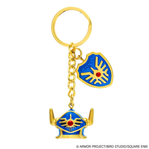 -PRE ORDER- Dragon Quest Key Chain Erdrick's Helmet & Erdrick's Shield