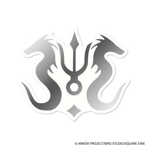 -PRE ORDER- Dragon Quest VII Reimagined Metallic Die-cut Sticker Mar de Dragon's Emblem
