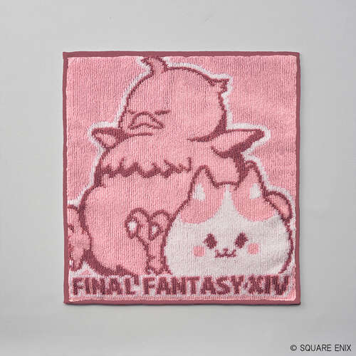 -PRE ORDER- Final Fantasy XIV Hand Towel Fat Chocobo & Fat Cat