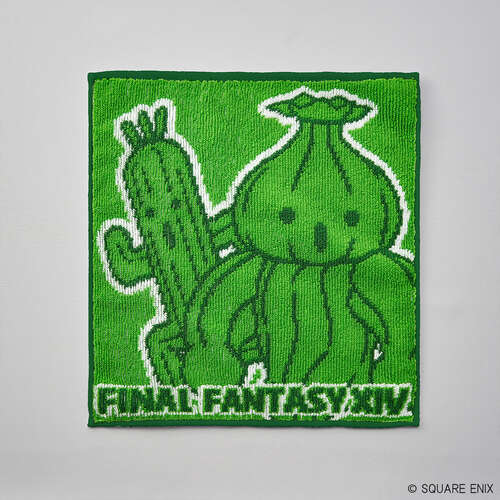 -PRE ORDER- Final Fantasy XIV Hand Towel Cactuar & Barrel Tender