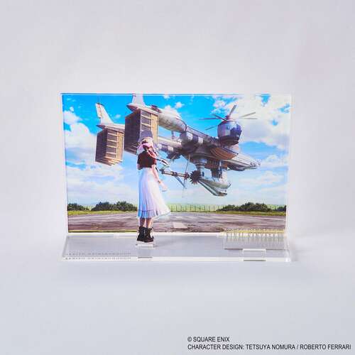 -PRE ORDER- Final Fantasy VII Rebirth Acrylic Diorama Key Art Aerith