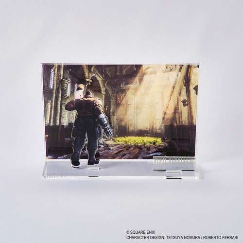 -PRE ORDER- Final Fantasy VII Rebirth Acrylic Diorama Key Art Barret