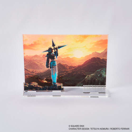 -PRE ORDER- Final Fantasy VII Rebirth Acrylic Diorama Key Art Yuffie