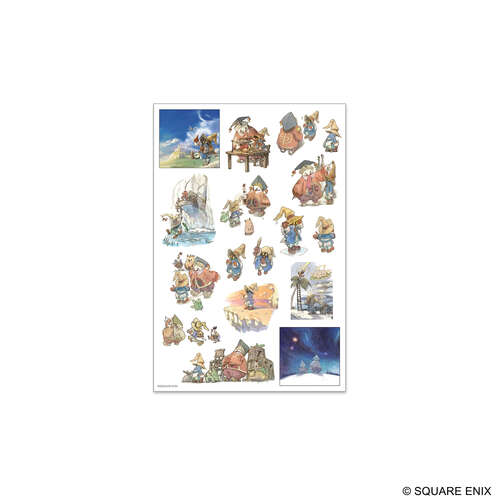-PRE ORDER- Final Fantasy IX Sheet Sticker Vivi And Grandpa On The Day Of Departure