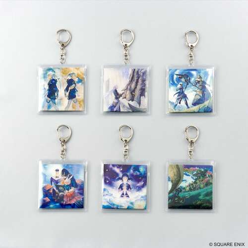 -PRE ORDER- Final Fantasy XIV Music Collection Key Chain Vinyl Series Vol. 2 [BLIND BOX]