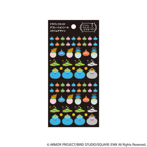 -PRE ORDER- Dragon Quest Bungu Decoration Sticker 2 Slime Design [Re-release]