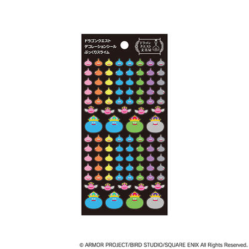 -PRE ORDER- Dragon Quest Bungu Decoration Sticker 3 Pukkuri Slime [Re-release]
