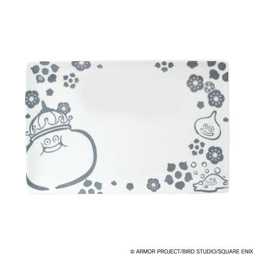 -PRE ORDER- Dragon Quest Smile Slime Japanese Series Long Plate Gray [Re-release]