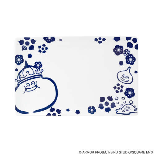 -PRE ORDER- Dragon Quest Smile Slime Japanese Series Long Plate Blue [Re-release]