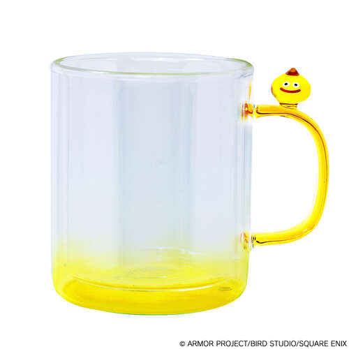 -PRE ORDER- Dragon Quest Smile Slime Glass Mug Lemon Slime