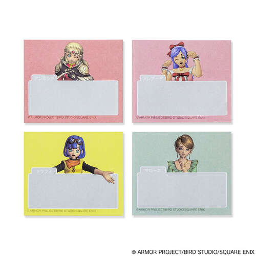 -PRE ORDER- Dragon Quest X Online Talking Sticky Note Set Vol. 1