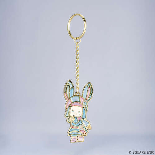 -PRE ORDER- Final Fantasy XIV Stained Glass Style Key Chain Loporrit