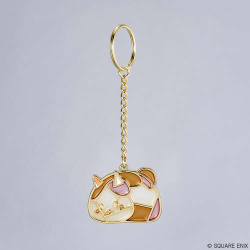 -PRE ORDER- Final Fantasy XIV Stained Glass Style Key Chain Fat Cat