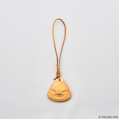 -PRE ORDER- Final Fantasy XIV Fake Leather Charm Fat Chocobo Cookie