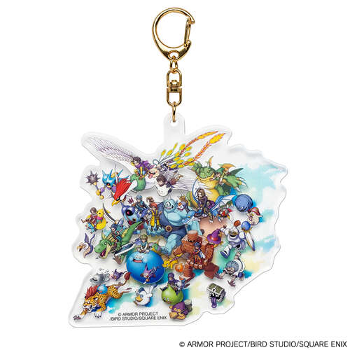 -PRE ORDER- Dragon Quest Acrylic Key Chain 40th Anniversary Ver.